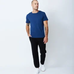 MONROW Relaxed Pocket Crew NAVYBLUE Flash Sale
